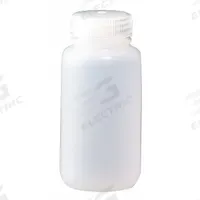 NALGENE Sampling Bottle: HDPE, 240 mL, 8 fl oz, Closure Included, Natural, 43-415, Polypropylene (MPN PLA-03173). Key specifications — Brand: NALGENE; Graduated: No; Body Color: Natural.