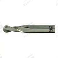 OSG Ball End Mill: Carbide, 4 Flute, 5/8" Mill Dia, 1-5/8" LOC, 3-1/2" OAL (MPN 20100800)