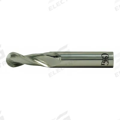 OSG Ball End Mill: Carbide, 4 Flute, 5/8" Mill Dia, 1-5/8" LOC, 3-1/2" OAL (MPN 20100800) - Carbide Ball End Mills for Aluminum
