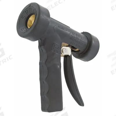 LEONARD VALVE Adjustable Spray Hose Nozzle: 1/2 in Connection Size, NPT, Bronze/Rubber - Replacement Nozzles