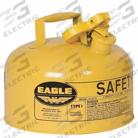 EAGLE Type I Safety Can: For Use With Diesel, 2 gal Capacity, Powder Coated Steel, Yellow (MPN UI20SY). Key specifications — Brand: EAGLE.