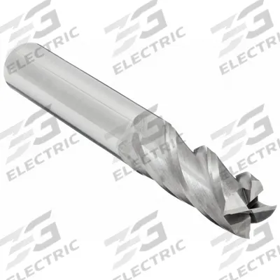 CLEVELAND Square End Mill: Carbide, 4 Flute, 15/32" Mill Dia, 1" LOC, 3" OAL (MPN C61891) - Carbide Square End Mills for Aluminum