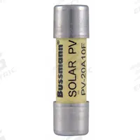 Solar Fuse: PV-1P Series, Fast-Acting, 6 A, 1,000 V DC (MPN PV-6A10-1P). Key specifications — Series: PV-1P; Brand: BUSSMANN.
