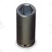 PROTO Impact Socket: 1/2 in Drive Size, SAE, 1 3/8 in Socket Size, 6-Point, Deep, Black Oxide (MPN J7344H). Key specifications — attr1215501: PROTO; attr1215515: Black Oxide; attr1215518: 1-3/8 in.