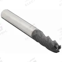 OSG Ball End Mill: Carbide, TiAlN Coated, 4 Flute, 11 mm Mill Dia, 25 mm LOC, 70 mm OAL (MPN HP441-4331-BN)