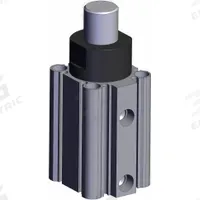 SMC Stopper Air Cylinder: 32 mm Bore Dia, 20 mm Stroke Lg, Through-hole Mounting, Round Bar (MPN RSDQB32TN-20DZ-L). Key specifications — attr945842: SMC; attr1110781: Round Bar; attr945867: Through-hole.