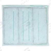 GRAINGER Ring Panel Air Filter: 20 in x 24 in x 1 in, 24 in Section Wd, 1 Sections, 4 Ply, MERV 8 (MPN 54FE77). Key specifications — Performance Rating: MERV 8; Brand: GRAINGER; Media Material: Synthetic.