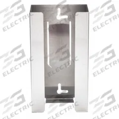 BOWMAN DISPENSERS Glove Dispenser: Stainless Steel, 5 1/2 in Overall Wd, 10 in Overall Ht, Wall (MPN GS-004). Key specifications — Dispenser Layout: (1) Box; Fill Direction: Right Load; Material: Stainless Steel; Brand: BOWMAN DISPENSERS; Color: Silver.