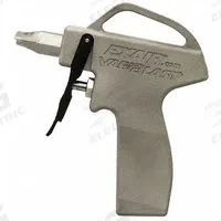 EXAIR Safety Air Gun: Ergonomic Grip, Cast Aluminum, 1/4 in Female NPT, Straight, 75 dBA Sound Level (MPN 1629). Key specifications — attr1328526: Cast Aluminum; attr1328500: 1126 Flat Air Nozzle; attr1328508: EXAIR; attr1328515: No; attr1328533: Yes.