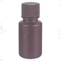 APPROVED VENDOR Laboratory Bottle: HDPE, 15 mL, 15 mL, Amber, 20-410 mm Screw Closure Size, Unlined (MPN 209124). Key specifications — Body Color: Amber; Closure Attached: Attached; Brand: APPROVED VENDOR; Pre-Cleaned: None; Closure Included: Yes.