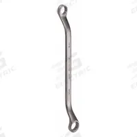 WESTWARD Box End Wrench: Alloy Steel, Satin, 1/2 in_9/16 in Head Size, 8 3/4 in Overall Lg, Offset (MPN 5MP93). Key specifications — attr309427: Satin; attr309429: No; attr309426: Alloy Steel; attr324926: WESTWARD.