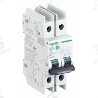 SCHNEIDER ELECTRIC IEC Miniature Circuit Breaker: 25 A Amps, 14kA at 120/240V AC, Screw Clamp, C60BP (MPN M9F42225). Key specifications — DC Voltage Rating: Not Rated; Brand: SCHNEIDER; Max. AIR Rating: 14kA at 120/240V AC; Terminal Connection: Screw Clamp; AC Voltage Rating: 240/277/480V AC.