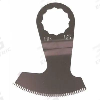 FEIN Oscillating Tool Blade: 2 1/4 in Blade Wd, 1 1/4 in Overall Lg, Long Cutting - 12-Point Mounted Blades