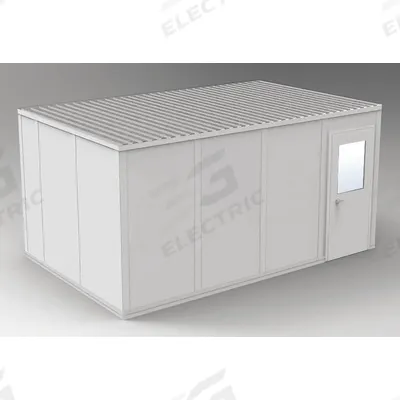 PORTA-FAB Modular In-Plant Office: 16 ft x 10 ft x 8 ft, 4 Walls, Vinyl-Covered Drywall - 4-Wall Unassembled In-Plant Offices