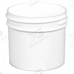 QORPAK Jar: Polypropylene, 2 fl oz, 51 mm Body Dia, 53-400 mm Screw Closure Size, 45 mm Ht, Round (MPN PLA-03345). Key specifications — Brand: QORPAK; Closure Included: No; Pre-Cleaned: None.