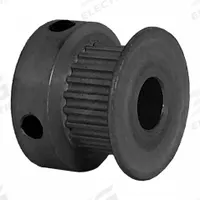DAYTON Timing Pulley: Modified Curvilinear, Fixed, For GT Timing Belt Section, For 6 mm Belt Wd (MPN 22-2P06-6CA3). Key specifications — Brand: DAYTON; Finish: Clear Anodized; For Belt Series: Powerhouse®.
