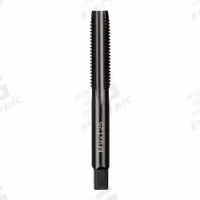 MILWAUKEE Straight Flute Tap: M9x1.25 Metric, 2B, 4 Flute, Plug Chamfer, Black Oxide Carbon Steel (MPN 49-57-5147)