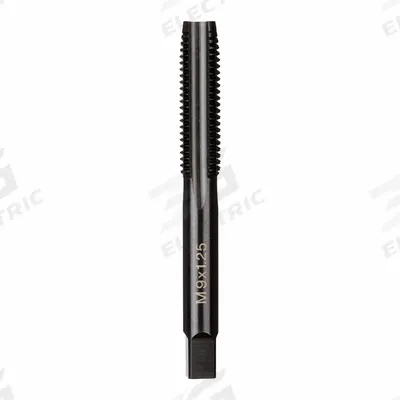 MILWAUKEE Straight Flute Tap: M9x1.25 Metric, 2B, 4 Flute, Plug Chamfer - General Purpose Hand Taps