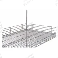INSTOCK Wire Shelf Ledges: 48 in x 1 in x 4 in, Steel (MPN GRL48N-4S). Key specifications — Material: Steel; Color: Silver; Finish: Chrome; Brand: INSTOCK; Ledge Size: 60 in.