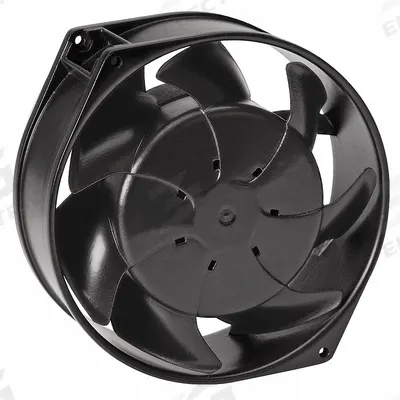 EBM-PAPST Axial Fan: 6 3/4 in Dia, 2 5/16 in Dp, IP55, Polypropylene, 230V AC - Wet-Location Round Axial Fans