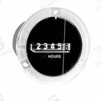 TRUMETER Hour Meter: Hour Meters, Front Panel Mounting, Analog, 90 V AC – 115 V AC, CE/RoHS/UL (MPN 710-0002). Key specifications — Mounting Style: Panel; Standards: UL; Bezel Face Shape: Round; Brand: TRUMETER; Manufacturer Part Number: 710-0002; Meter Type_Broad: Analog.