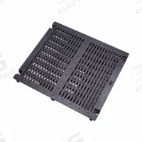 ZURN Grate: B, Rectangular, Decorative Ductile, 22 1/4 in Overall Wd, 20 in Overall Lg, Ductile Iron (MPN P874-18-HPD). Key specifications — Color: Gray; Brand: ZURN; Finish: Unfinished; Grate Surface Type: Decorative Ductile.