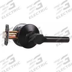 SCHLAGE RESIDENTIAL Door Lockset: Passage Lever Locksets, Black, ADA Compliant (MPN F10 BRW 622). Key specifications — Ligature Resistance: Not Ligature-Resistant; Brand: SCHLAGE RESIDENTIAL; Lockset Function ANSI Code: F75; Visual Indicator Message: No Message; Lockset Style: Broadway; ADA Compliant: Yes; Finish: Flat Black Coated : Brass.