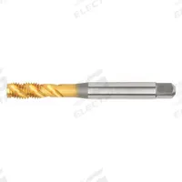 WIDIA GTD Spiral Flute Tap: M12x1.75 Metric, 6H, 3 Flute, Semi-Bottoming Chamfer (MPN VTSFT-TC6728)