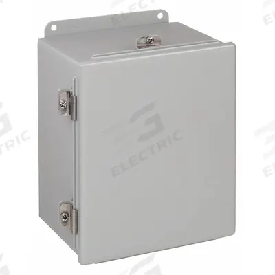 HOFFMAN Enclosure: Steel, 10 in x 8 in x 4 in, NEMA 12/13/4, Solid Cover - Steel Washdown Enclosures