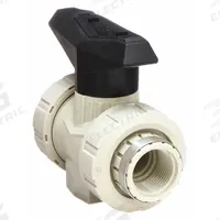 GF PIPING SYSTEMS Manual Two-Way Ball Valve: 2 in, Polypropylene, Straight, FNPT x FNPT, Two-Piece (MPN 167546337). Key specifications — Brand: GF PIPING SYSTEMS; Handle: Lever.