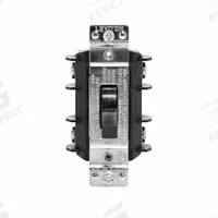 Toggle Switch (MPN MS302-DSB). Key specifications — Brand: LEVITON; Maximum Voltage Rating: 600V AC; Mounting Style: Through Panel; Pilot Light: Not Included.