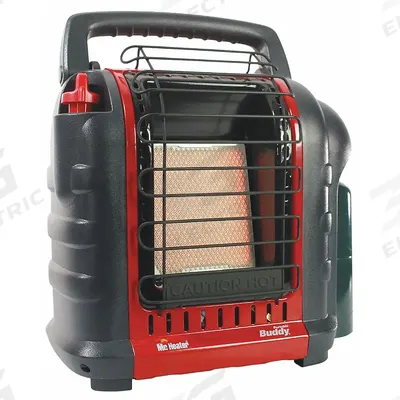 MR. HEATER Portable Gas Tabletop Heater: 9,000 BtuH Heating Capacity Output - Portable Gas Table-Top Heaters