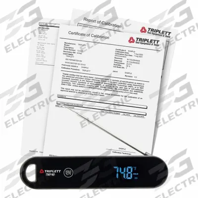 TRIPLETT Digital Thermometer: -58°F to 572°F /-50°C to 300°C - Industrial Digital Pocket Thermometers