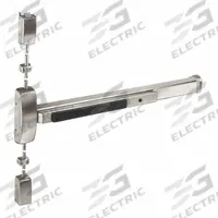 SARGENT Surface Vertical Rod: 36 in Max Door Wd, Stainless Steel (MPN 8715F LHR 32D). Key specifications — attr1011860: Exit Device; attr1024138: Not Ligature-Resistant; attr1011837: SARGENT; attr1011847: Surface Vertical Rod; attr1011858: Not Included; attr1024139: Touchbar; attr1011835: Yes.