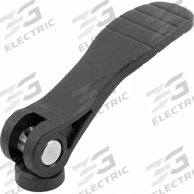 KIPP Cam Handle: Plastic w/ SS Thread, M6 - Cam Levers with Threaded Hole