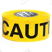APPROVED VENDOR Barricade Tape: 1,000 ft Lg, 3 in Wd, Caution Legend, Polyethylene, Yellow Color (MPN B3104Y16-200). Key specifications — attr981695: Caution; attr981696: Black; attr377522: APPROVED VENDOR.