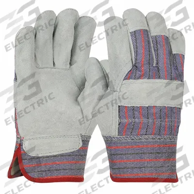 PIP Leather Gloves: S ( 7 ), Cowhide, Std, Glove, Full Finger, Leather Palm Leather Coverage - Work Gloves