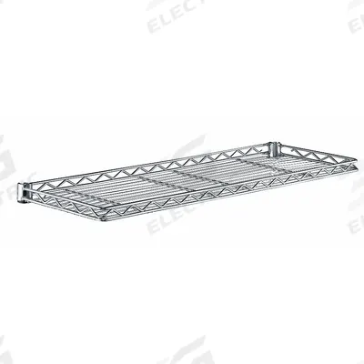 METRO Wire Cantilever Shelf: 36 in x 12 in, 1 Shelves, Split Sleeve, 150 lb Load Capacity - Cantilever Wire Shelves for Dry Use