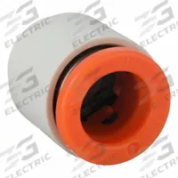 SMC Push-Fit Cap: 5/16 in OD Size, Push-to-Connect, Polybutylene Terephthalate, White (MPN KQ2C09-00A). Key specifications — Brand: SMC.