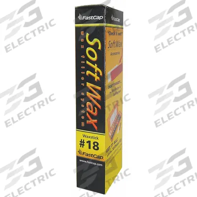 FAST CAP Filler: Soft Wax, 1 oz Container Size, Stick, Rust - Wax Blend Sticks