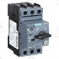 SIEMENS Manual Motor Starter: Non-Reversing, 3 Poles, 3.2 A, Thermal Protection, Selector Switch (MPN 3RV20111DA10). Key specifications — Maximum Voltage Rating: 690V AC; Brand: SIEMENS; Thermal Units Required: None (Starter Includes Integrated Thermal Units); Frame Size (Width): S00.