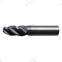 CLEVELAND Ball End Mill: Carbide, 4 Flute, 1" Mill Dia, 2-1/4" LOC, 5" OAL (MPN C60118)