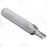 ONSRUD Solid Router Bit: Straight V-Flute, 2 Flute, 1/4" Cut Dia, 3/4" LOC (MPN 56-082)