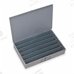 Compartment Drawer: 18 3/8 in x 12 1/2 in x 3 1/8 in, 3 1/16 in x 17 1/2 in x 1 7/8 in, 0 Dividers (MPN 125-95-D924). Key specifications — Color: Gray; Compartment HxWxD: 3 in x 17-1/2 in x 1-7/8 in; Number of Compartments: 6; Removable Dividers: No; Compatible Manufacturer Model Number: 305B; Brand: DURHAM MFG.