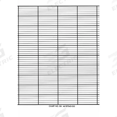 Honeywell Fanfold Paper Strip Chart: Fanfold Paper Strip Chart, 4 3/4 in Strip Chart Wd - Strip Chart Paper Compatible with Honeywell