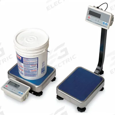 A&D WEIGHING Industrial Bench Scale: 11 7/8 in x 15 in, Not IP Rated - Bench Scales with Column-Mounted Indicator