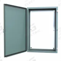 HAMMOND Electrical Enclosure: Steel, 36 in x 24 in x 8 in, NEMA 12/13, w/Panel, Solid Cover, Hinged (MPN 1418L8). Key specifications — Brand: HAMMOND; Closure Method: Clamps; Knockouts: Not Included.