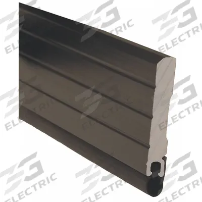 PEMKO Door Weatherstripping: Bulb Insert, 6 ft Lg, 1 3/4 in Wd - Metal Leaf Weatherstripping