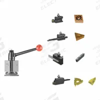DORIAN Tool Post and Holder Set: QITP30N, For 13 in to 15 in Lathe Swing (MPN QITP30N-FTB). Key specifications — attr1038889: SGTN-2-DC656 Tool Holder; attr1033418: DORIAN.