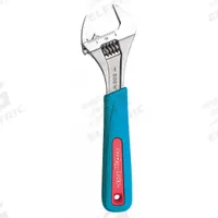 CHANNELLOCK Adjustable Wrench: Alloy Steel, Chrome, 8 in Overall Lg, 1 3/16 in Jaw Capacity (MPN 808WCB). Key specifications — attr309359: Chrome; attr324924: CHANNELLOCK; attr309358: Alloy Steel.